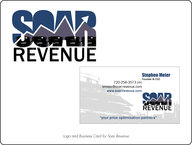 Soar Revenue Logo and Business Card